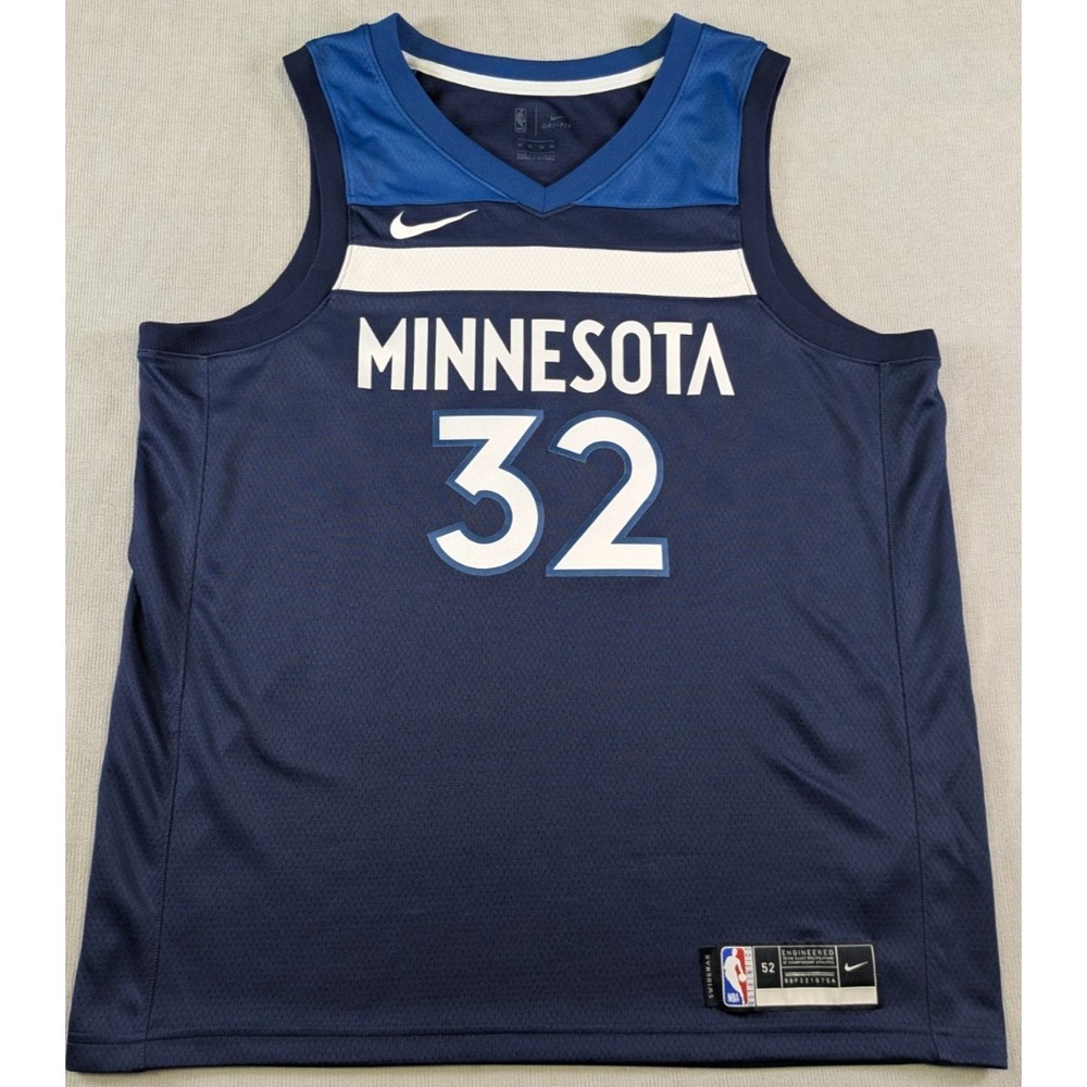 Minnesota Timberwolves Jersey Mens XL Blue Nike Karl Anthony Towns Swingman NBA